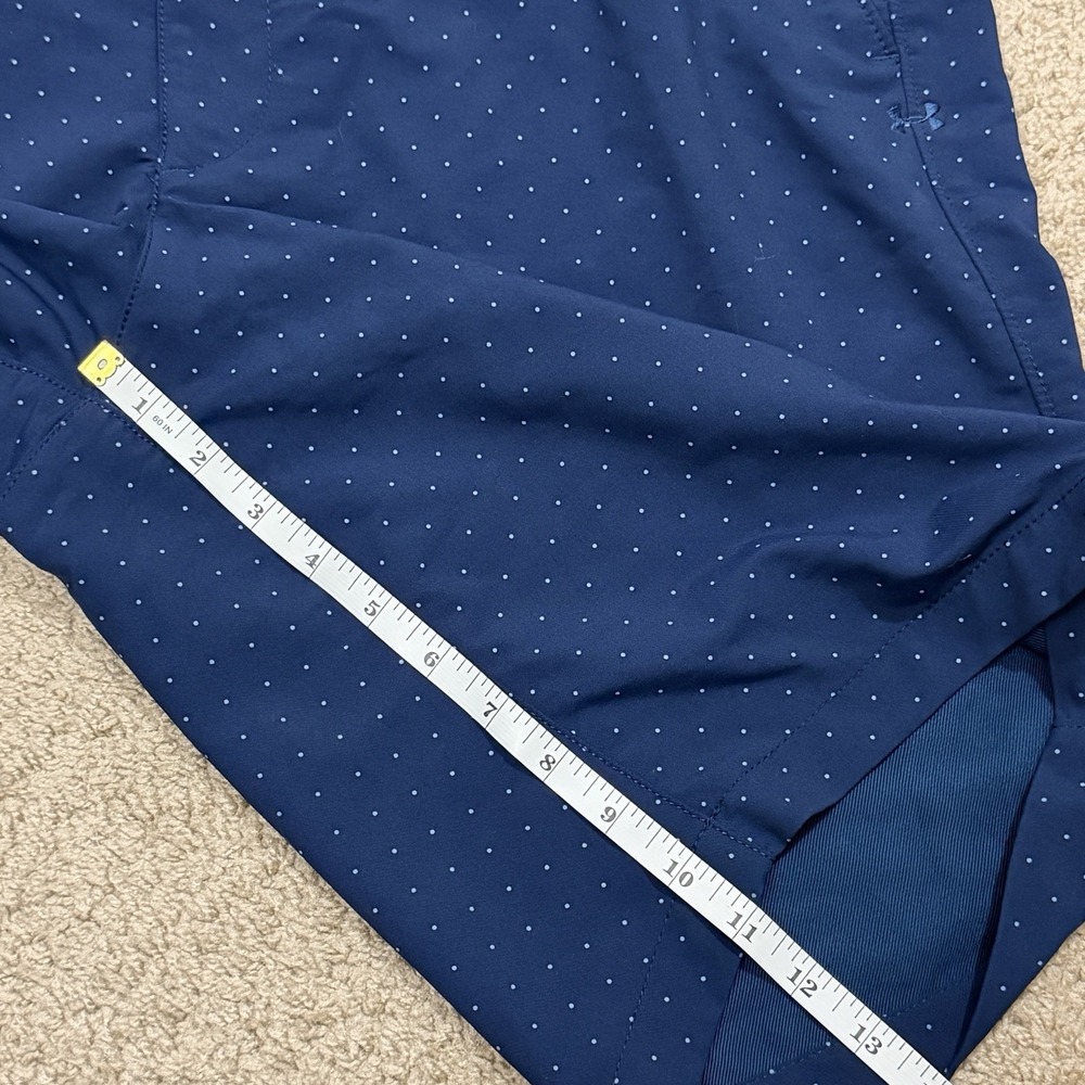 Under Armour Men's HeatGear Loose Golf Shorts Navy Polka Dot Size 40 - Picture 9 of 12